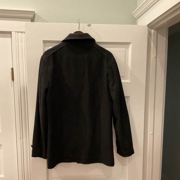 London Fog Men’s Wool Jacket Charcoal Size Medium - Picture 2 of 11